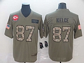 Nike Chiefs 87 Travis Kelce 2019 Olive Camo Salute To Service Limited Jersey,baseball caps,new era cap wholesale,wholesale hats